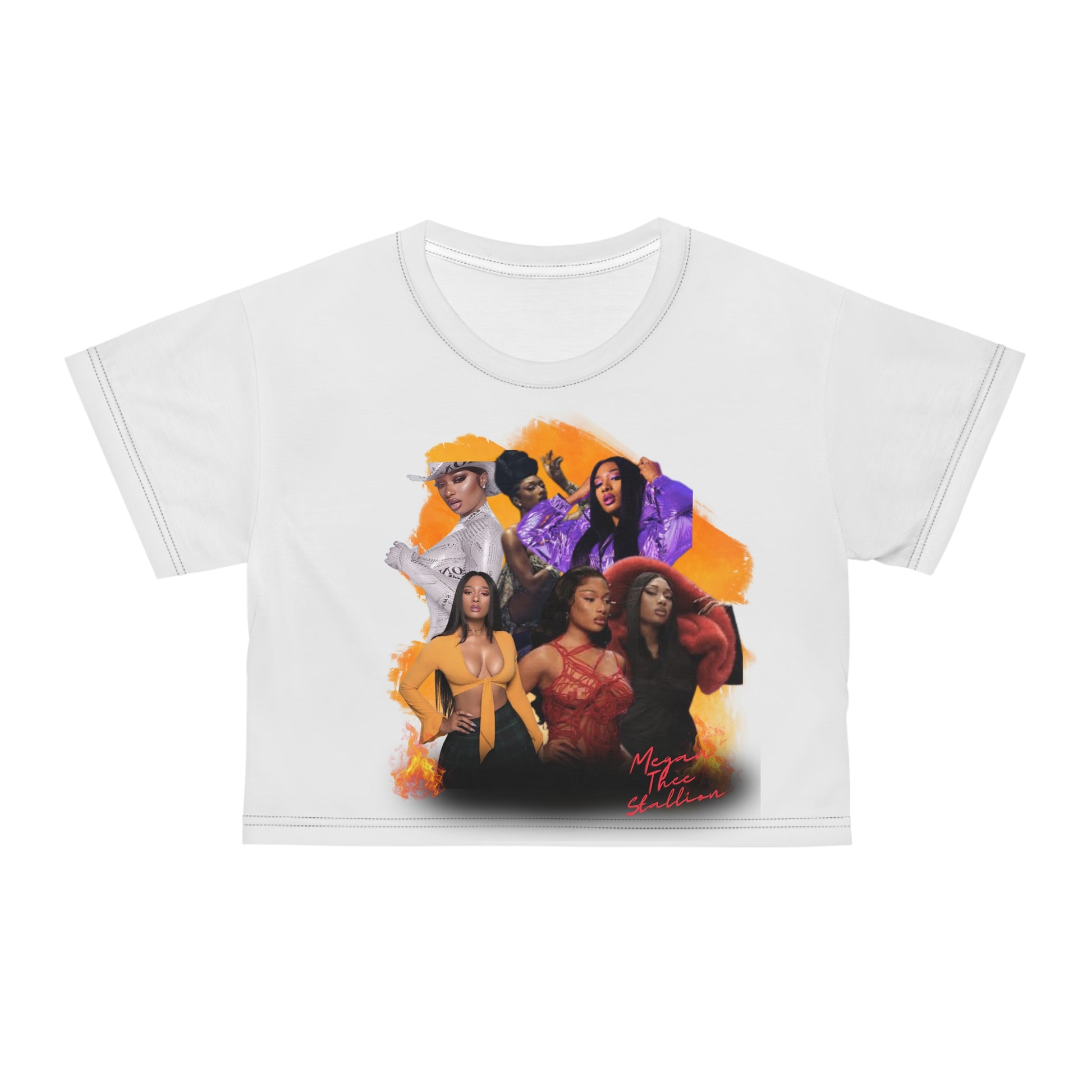 Megan Thee Stallion Crop Tee - Trendy Music Inspired T-Shirt
