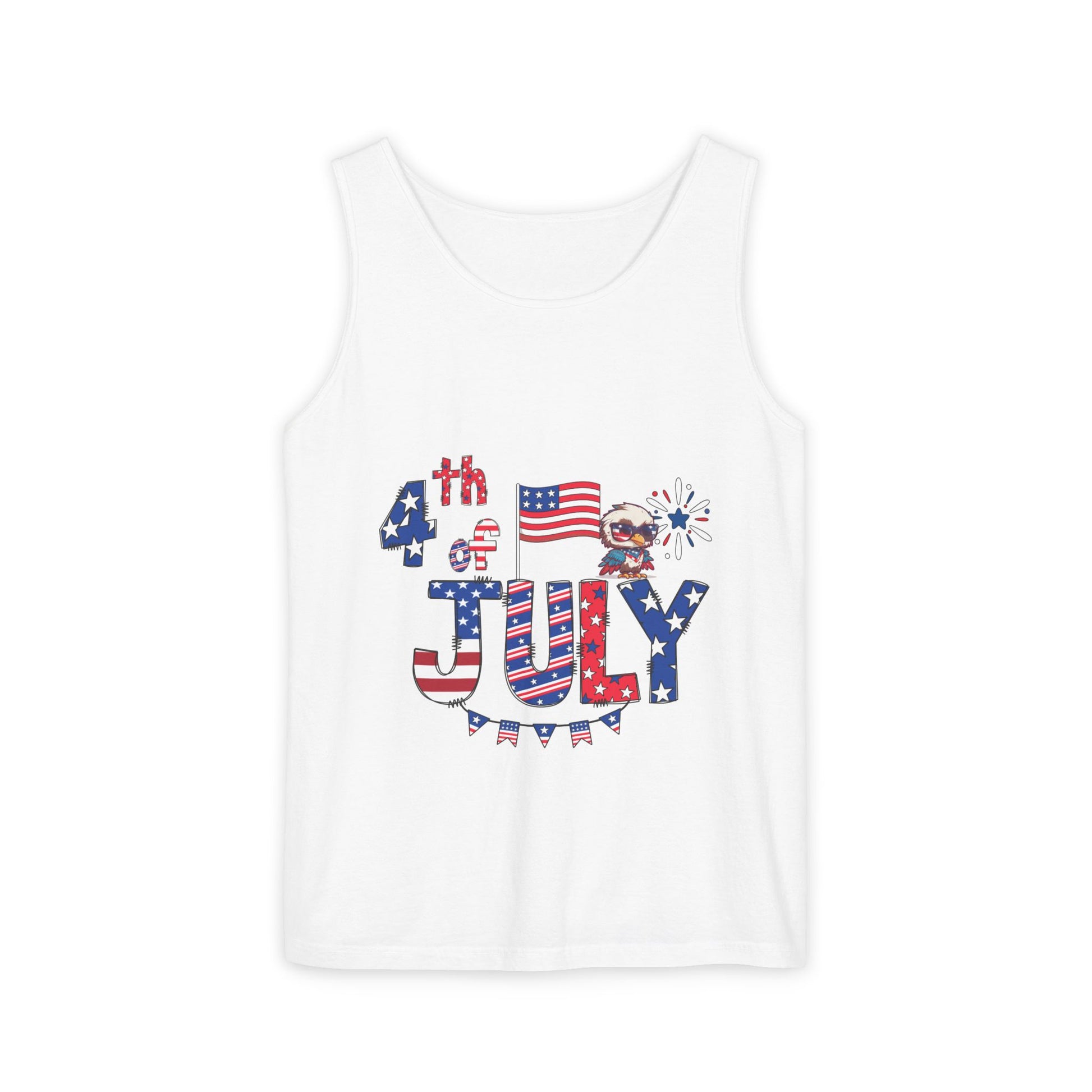 Patriotic 4th of July Unisex Tank Top | Fun Independence Day Shirt