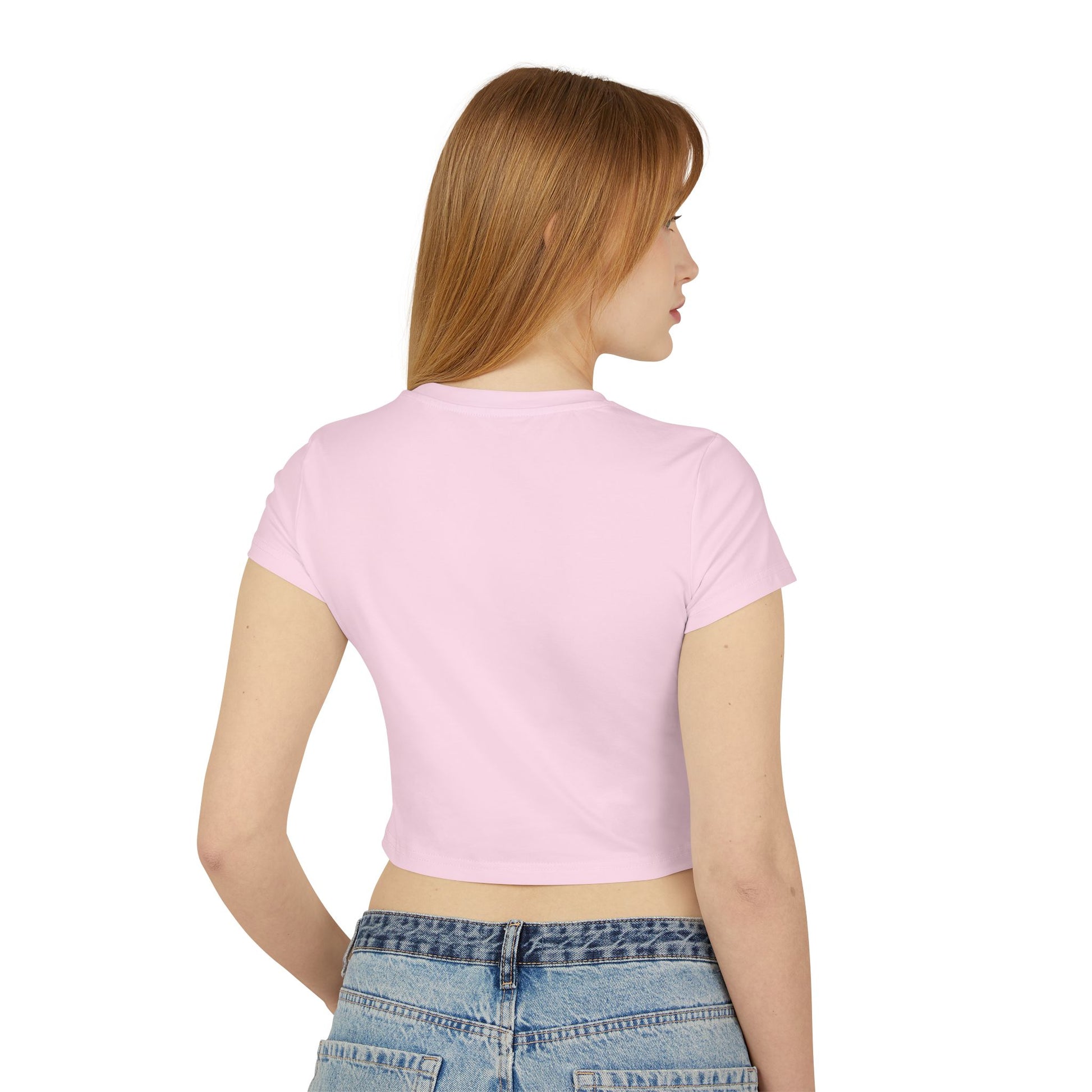 Retro Graphic Women's Baby Tee | Nostalgic 90s Phone T-Shirt