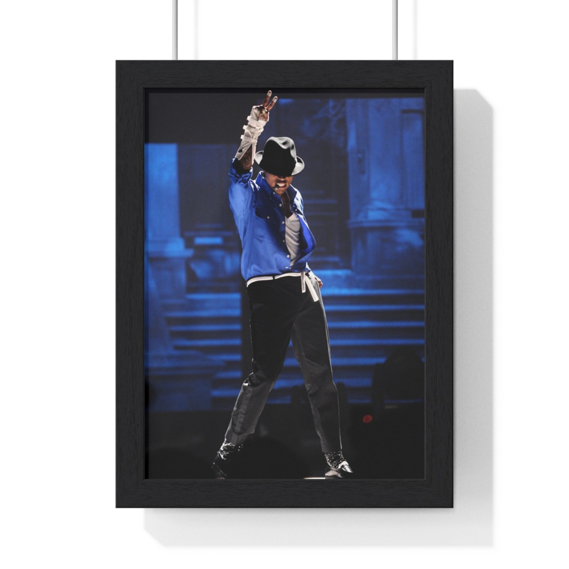 Framed Poster - Chris Brown Michael Jackson Tribute