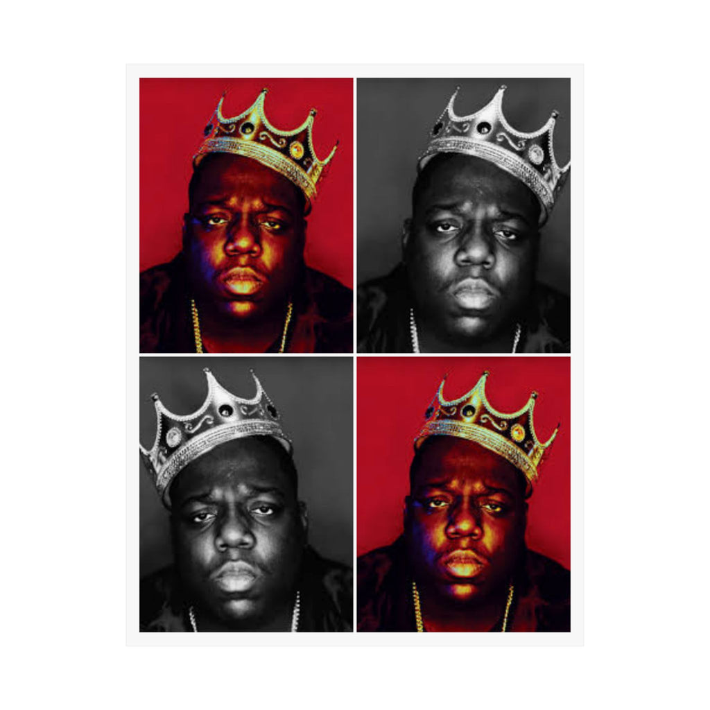 Bold King Satin Posters, Retro Wall Art, Hip Hop Decor - Biggie Smalls
